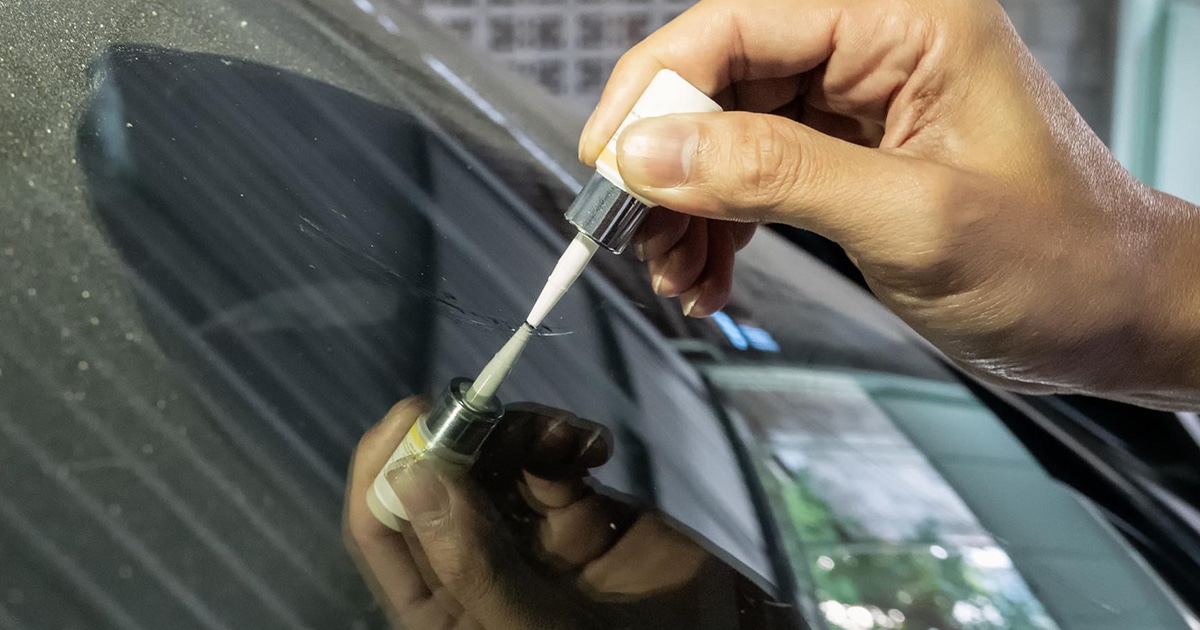 Car Glass Cure Light Window Resin Cured UV Lamp Lighting Windshields Repair  Tool
